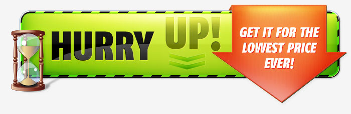 green hurry up banner